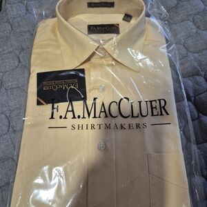 NEW! F.A. MacCluer Men's Yellow Shirt